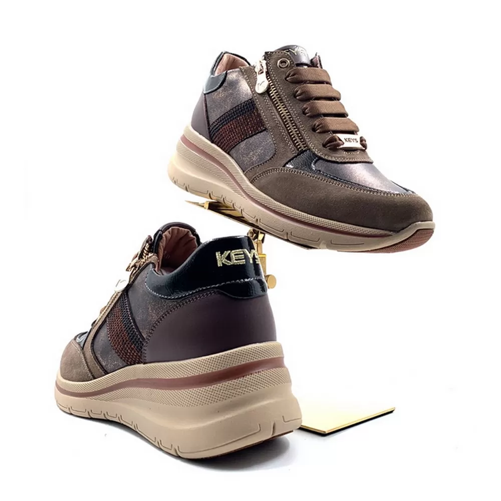 Γυναικεία Sneakers Δερμάτινα K 11264 10114  Μπρονζε Καφέ